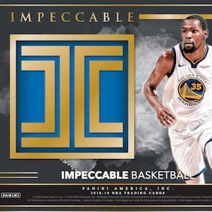 2018-19 Panini Impeccable Basketball cover