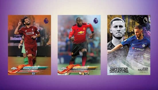 2018-19 Topps Chrome Premier League cover