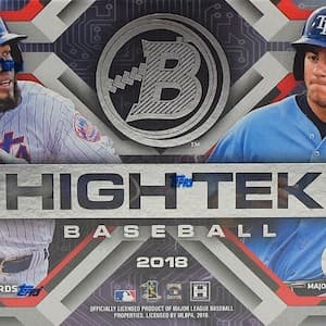2018 Bowman High Tek Baseball cover