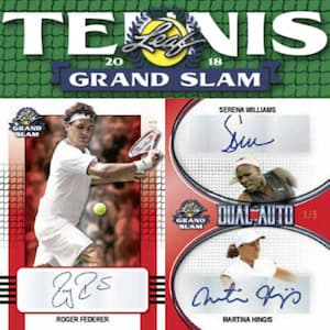 2018 Leaf Grand Slam Tennis cover