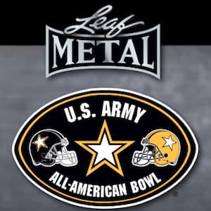 2018 Leaf Metal US Army All-American Football cover
