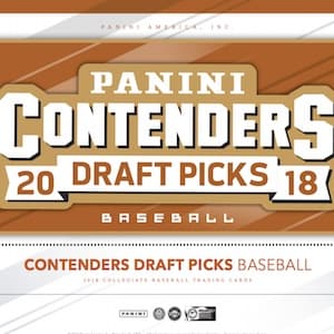 2018 Panini Contenders Draft Picks Baseball cover