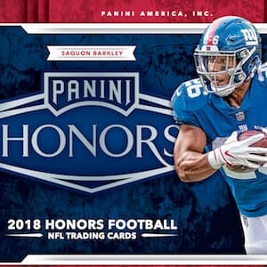 2018 Panini Honors Football cover