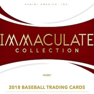 2018 Panini Immaculate Collection Baseball cover