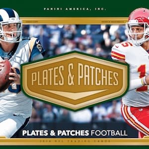 2018 Panini Plates & Patches Football cover