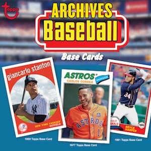 2018 Topps Archives Baseball cover