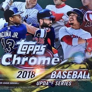 2018 Topps Chrome Update Series Baseball cover