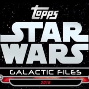 2018 Topps Star Wars Galactic Files cover