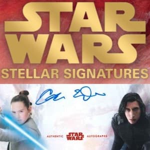 2018 Topps Star Wars Stellar Signatures cover