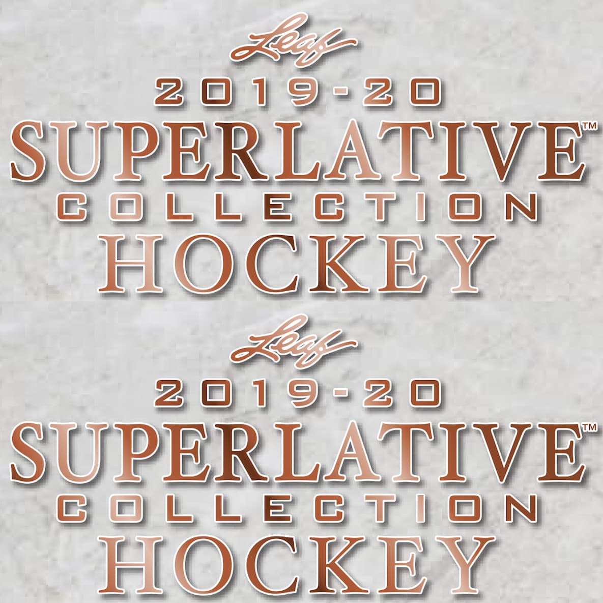 2019-20 Leaf Superlative Collection Hockey cover