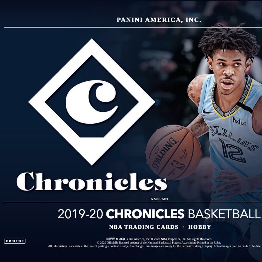 2019-20 Panini Chronicles Basketball cover