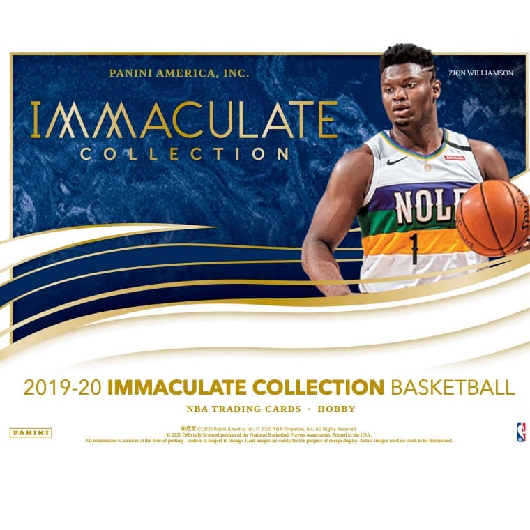 2019-20 Panini Immaculate Collection Basketball cover