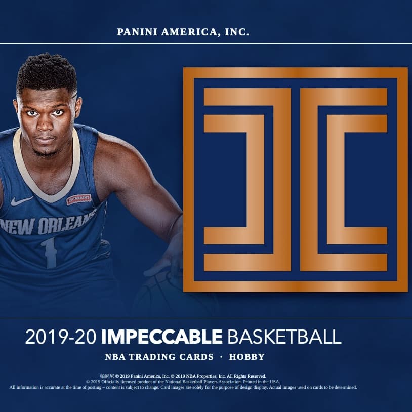 2019-20 Panini Impeccable Basketball cover