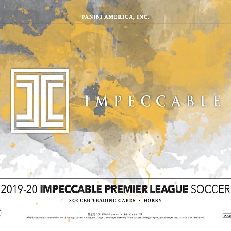 2019-20 Panini Impeccable Premier League Soccer cover