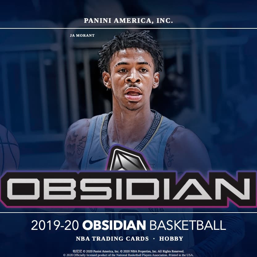 2019-20 Panini Obsidian Basketball cover