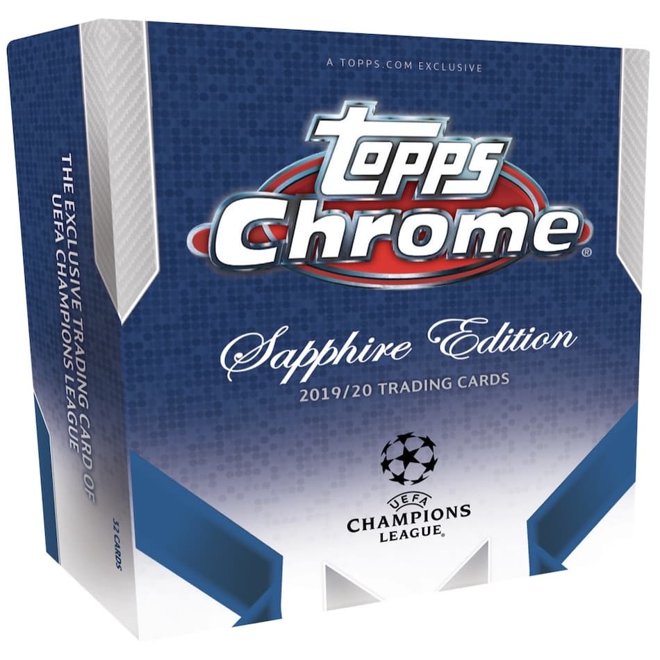 2019-20 Topps Chrome Sapphire Edition UEFA Champions League Soccer cover