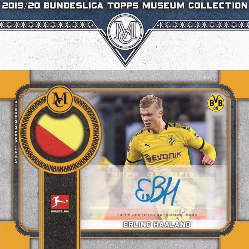 2019-20 Topps Museum Collection Bundesliga Soccer cover