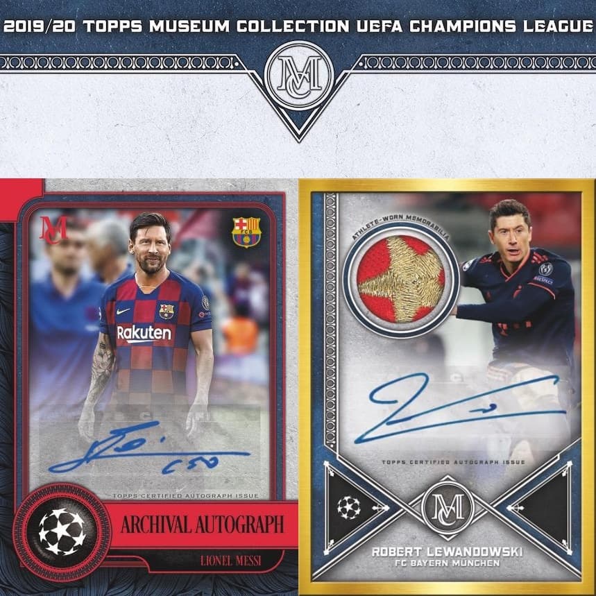 2019-20 Topps Museum Collection UEFA Champions League Soccer cover