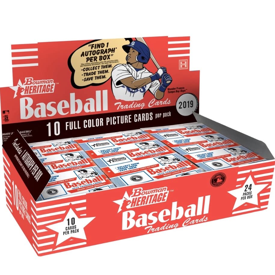 2019 Bowman Heritage Baseball cover