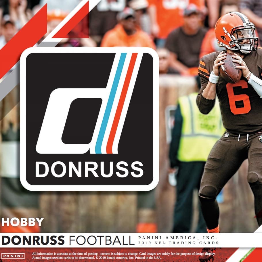2019 Donruss Football cover