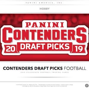 2019 Panini Contenders Draft Picks Collegiate Football cover