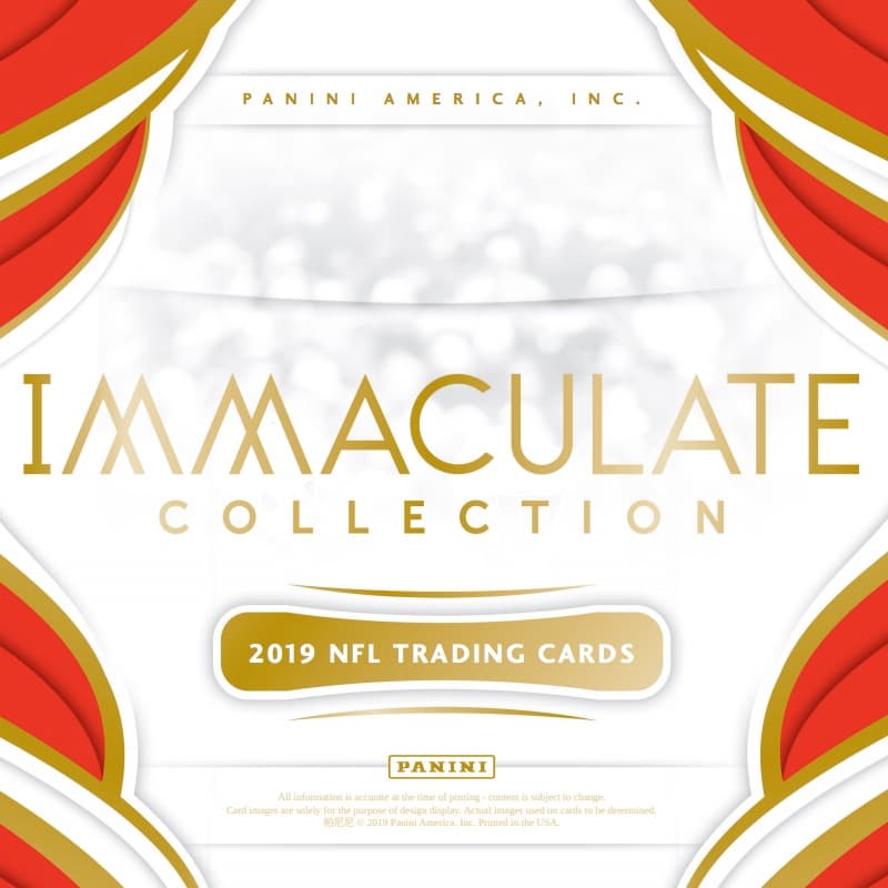 2019 Panini Immaculate Collection Football cover