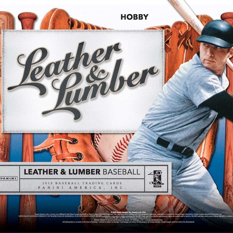 2019 Panini Leather & Lumber Baseball cover