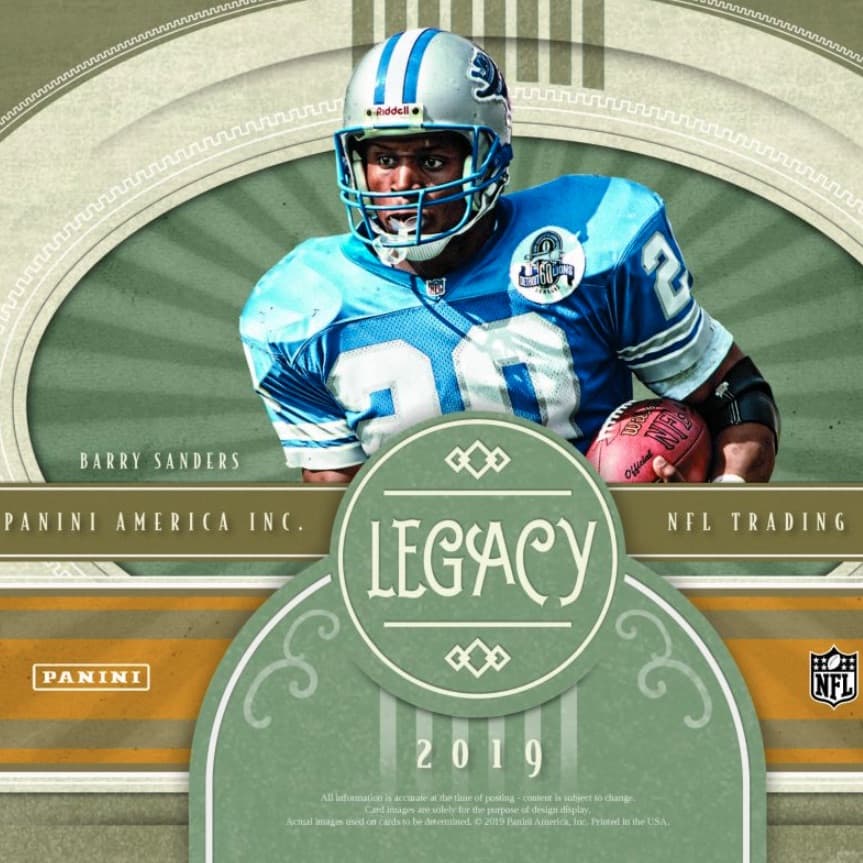 2019 Panini Legacy Football cover