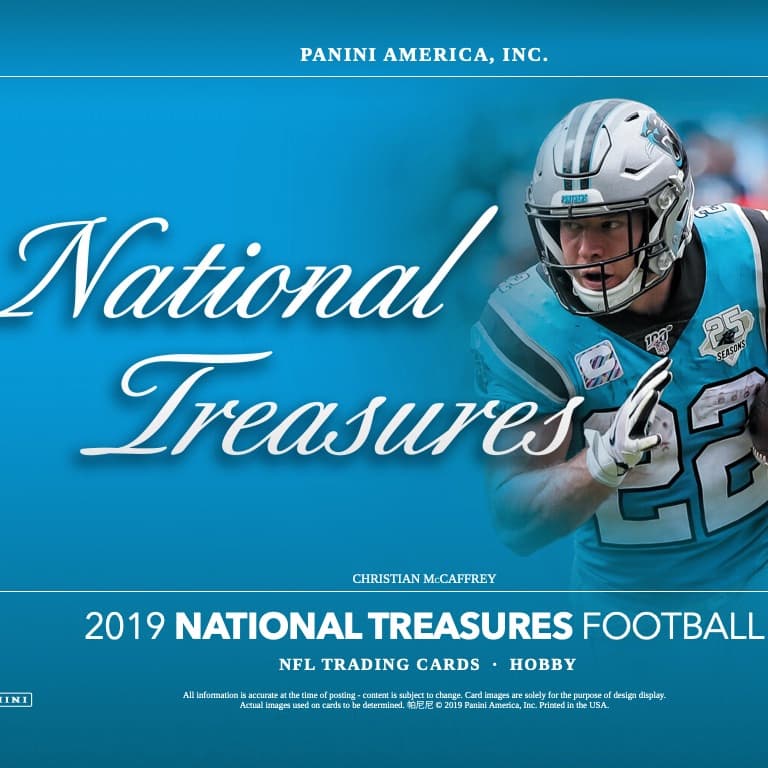 2019 Panini National Treasures Football cover