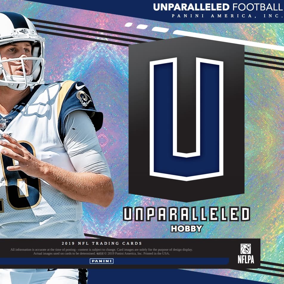 2019 Panini Unparalleled Football cover