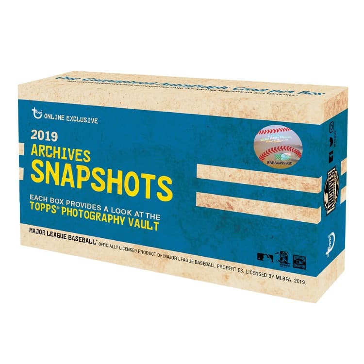 2019 Topps Archives Snapshots Baseball cover
