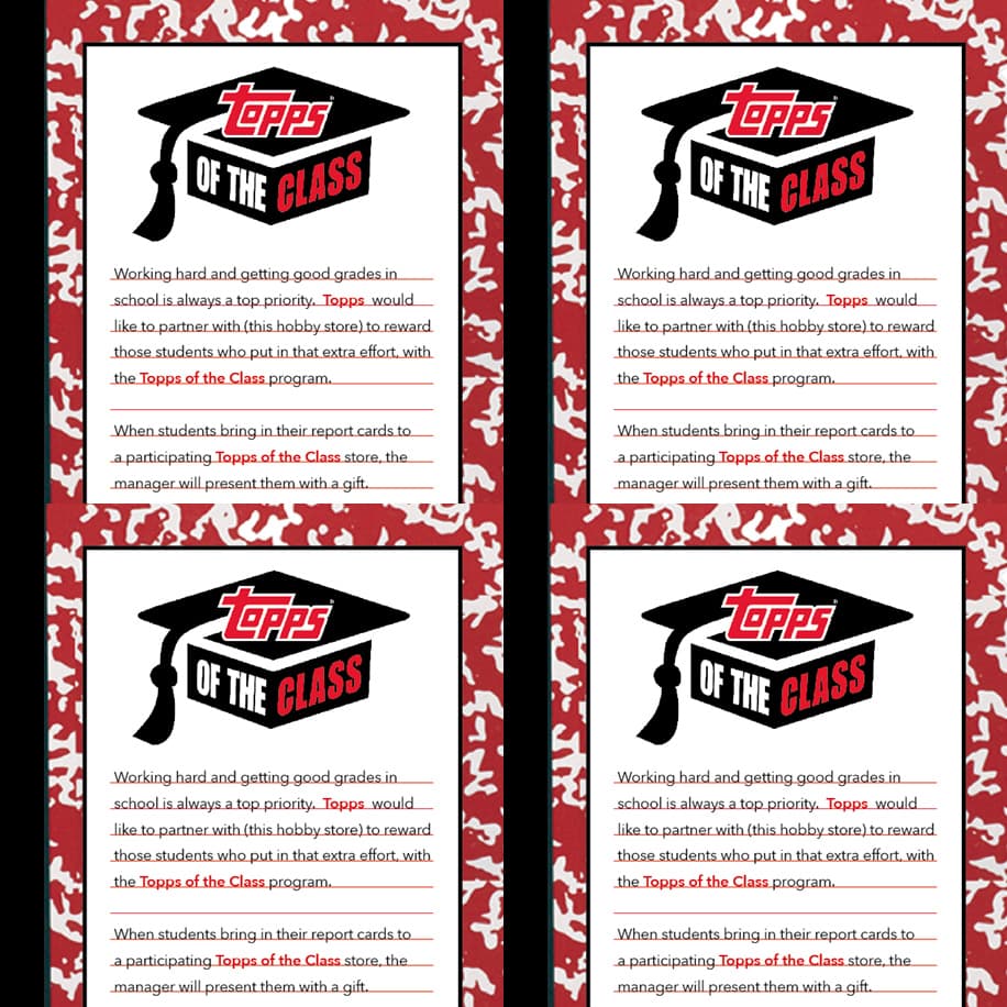 2019 Topps of the Class Baseball Promo cover