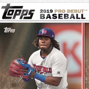 2019 Topps Pro Debut Baseball MiLB cover