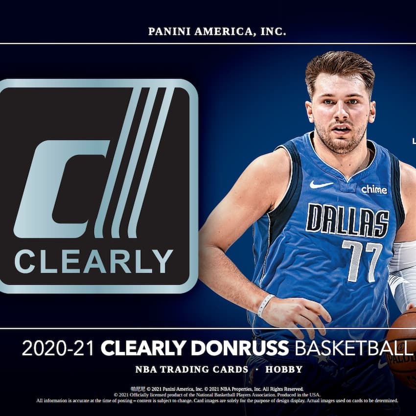 2020-21 Clearly Donruss Basketball Cards cover