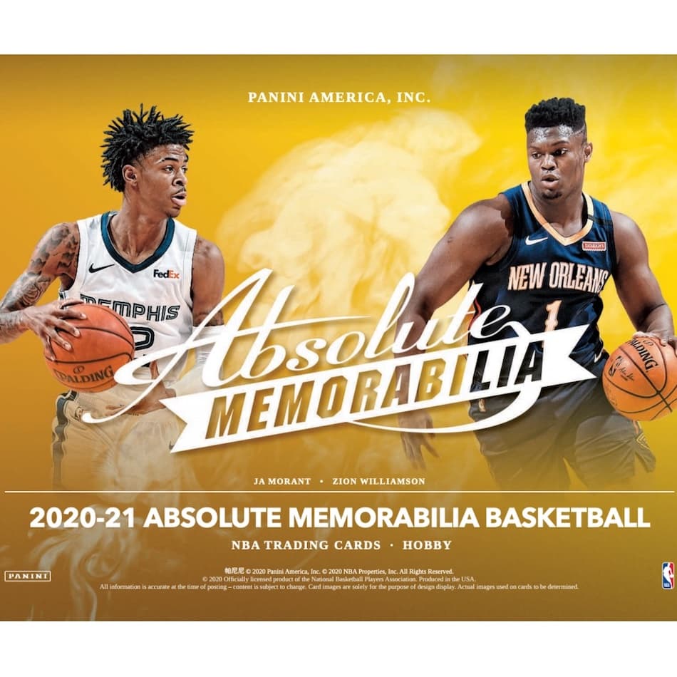 2020-21 Panini Absolute Memorabilia Basketball cover