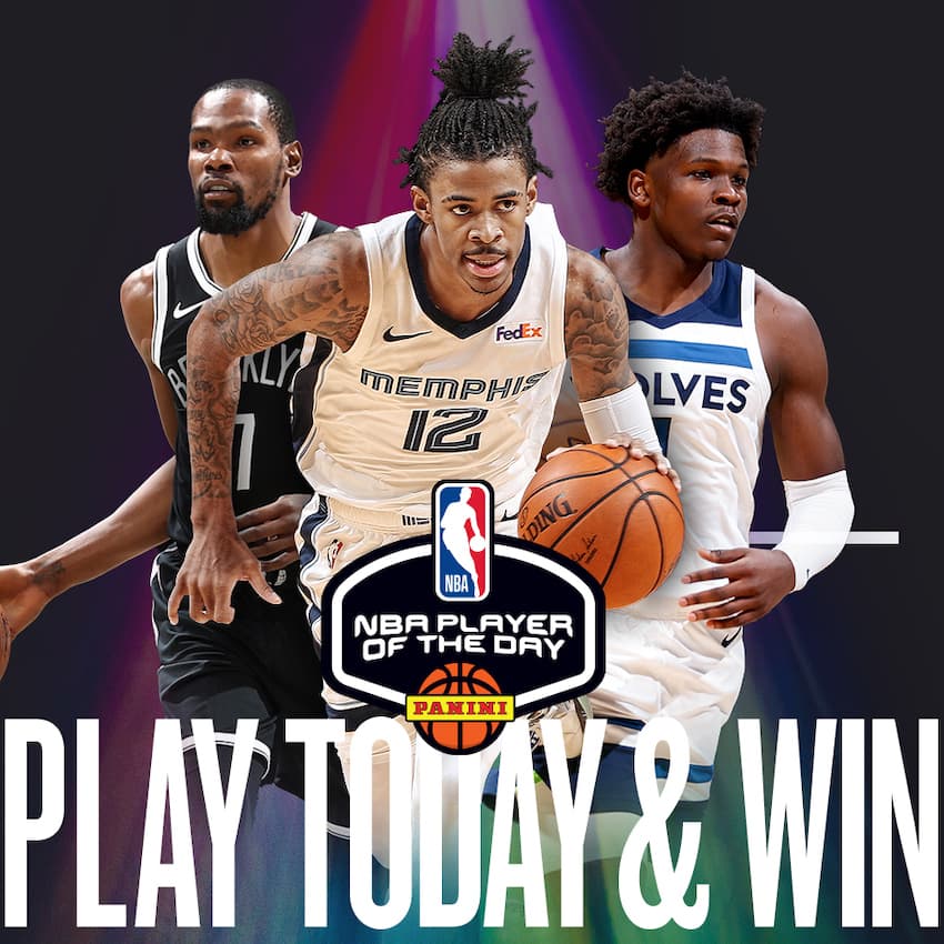 2020-21 Panini NBA Player of the Day Basketball cover