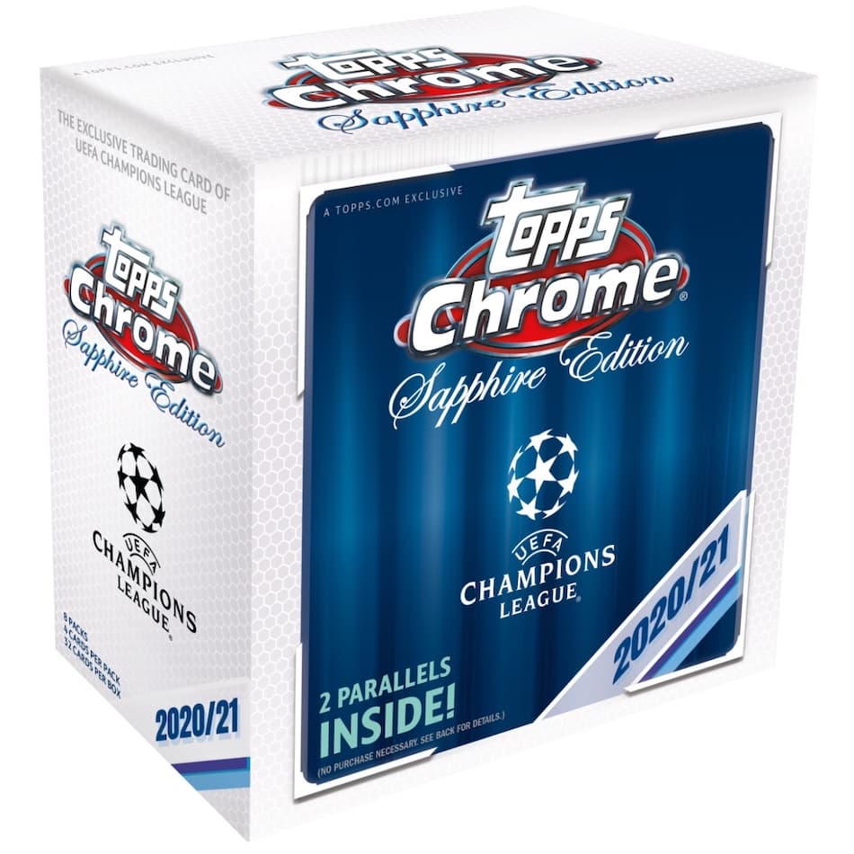 2020-21 Topps Chrome Sapphire Edition UEFA Champions League Soccer cover