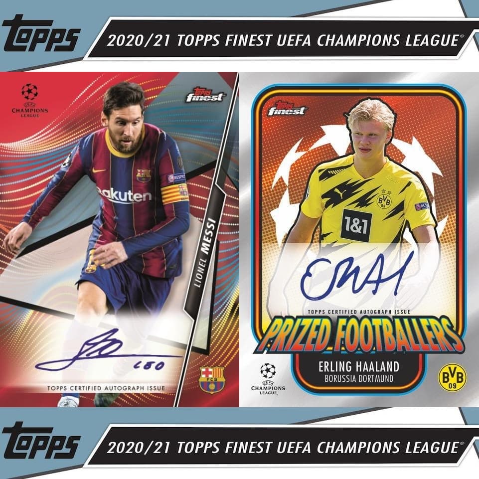 2020-21 Topps Finest UEFA Champions League Soccer cover