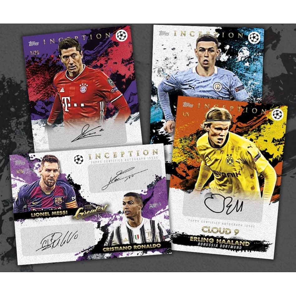 2020-21 Topps Inception UEFA Champions League Soccer cover