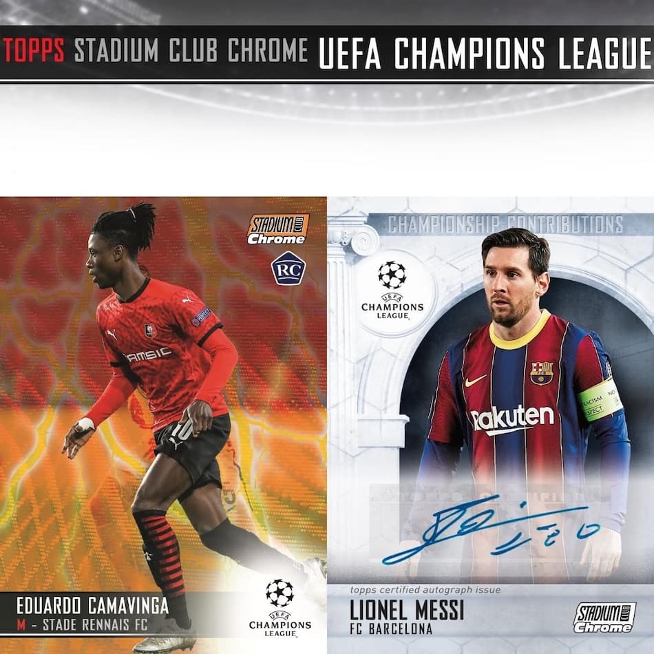 2020-21 Topps Stadium Club Chrome UEFA Champions League Soccer cover