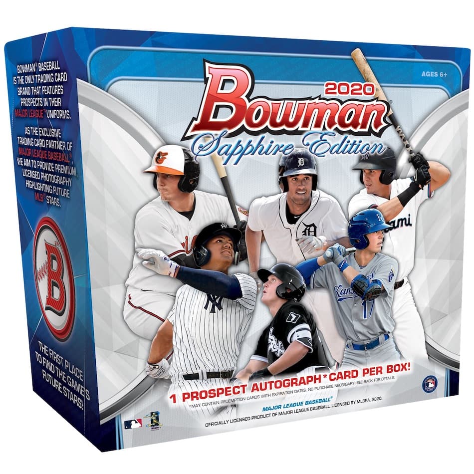 2020 Bowman Sapphire Edition Baseball cover