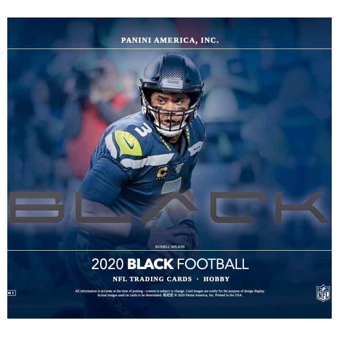 2020 Panini Black Football cover