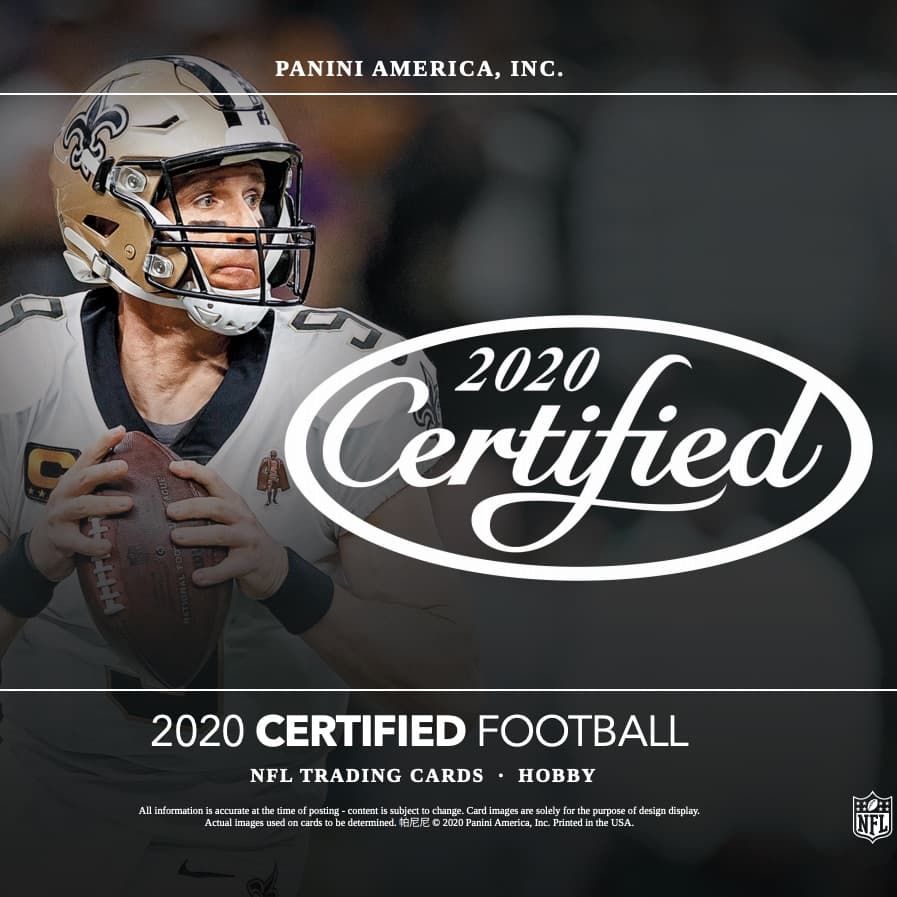 2020 Panini Certified Football cover