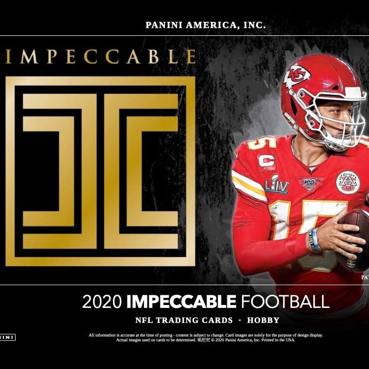 2020 Panini Impeccable Football cover