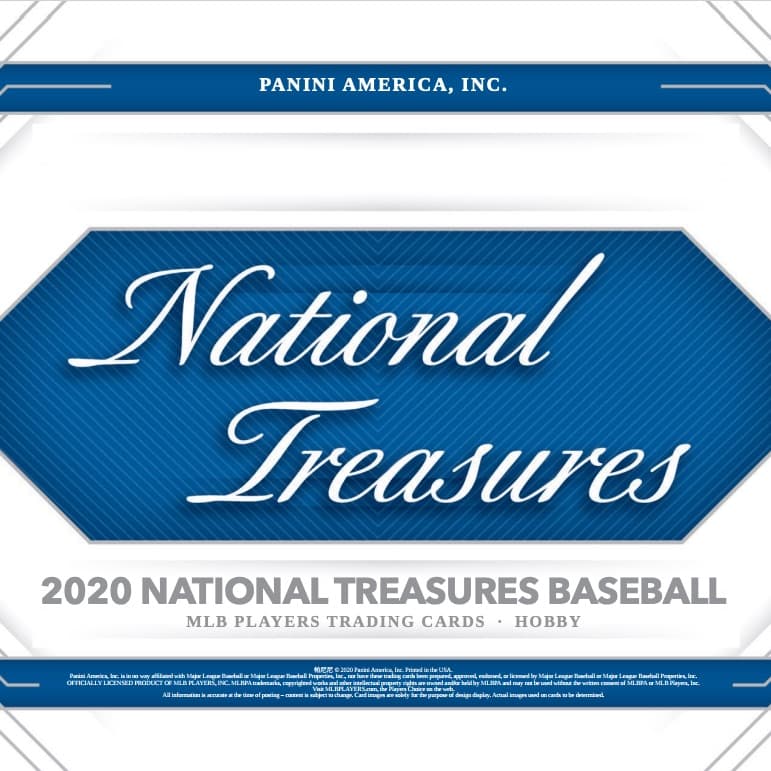 2020 Panini National Treasures Baseball cover