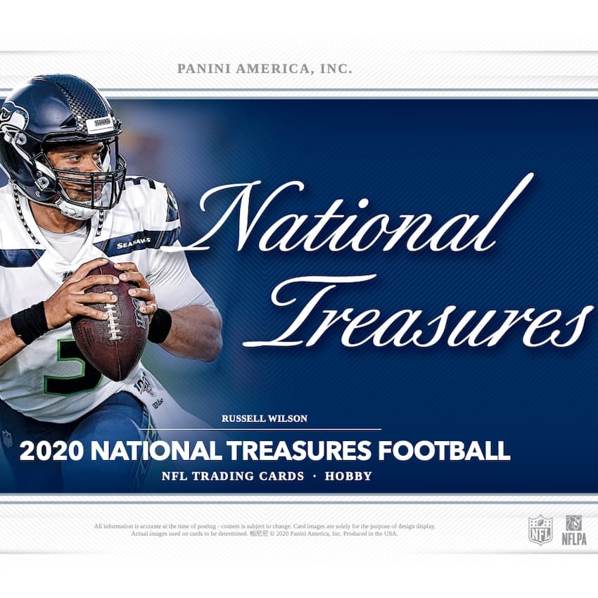 2020 Panini National Treasures Football cover
