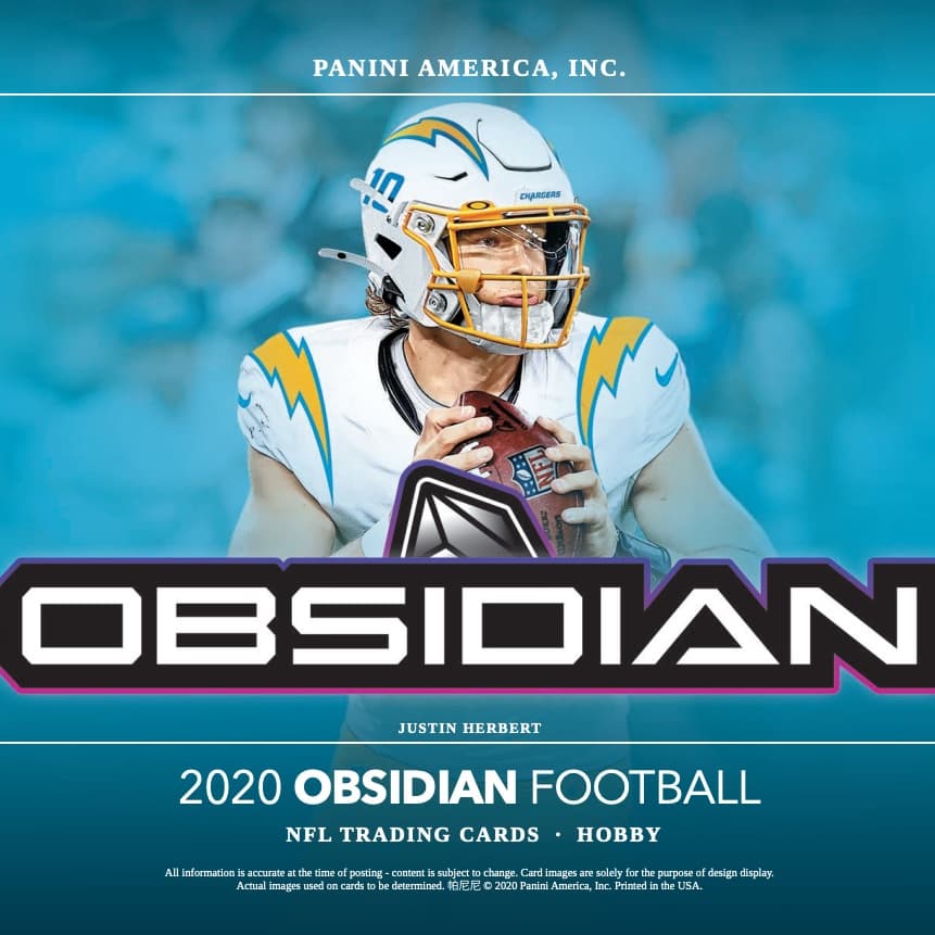 2020 Panini Obsidian Football cover