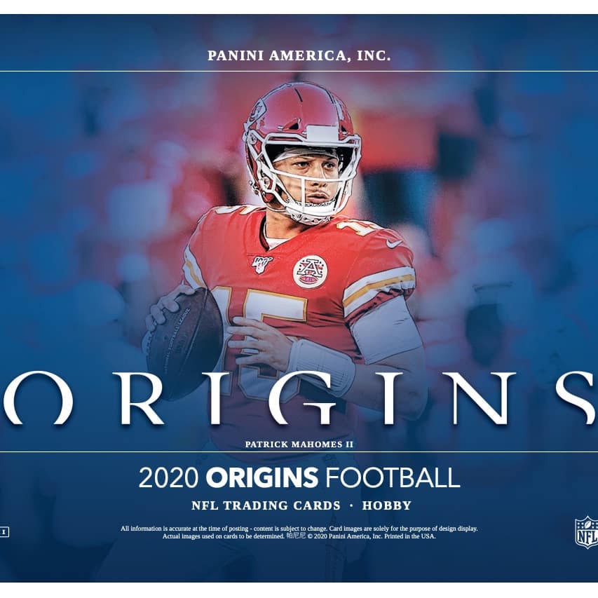 2020 Panini Origins Football cover