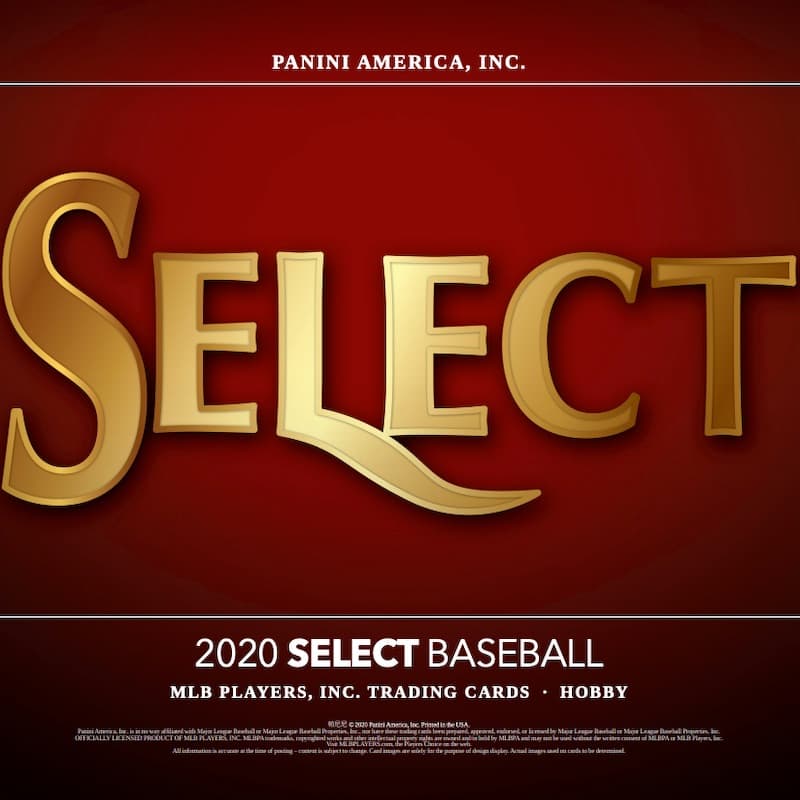 2020 Panini Select Baseball cover