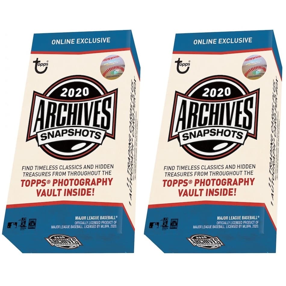 2020 Topps Archives Snapshots Baseball cover